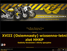 Tablet Screenshot of honda-hornet.pl